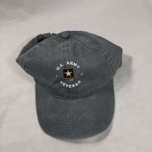 US Army Veteran Unisex Dad Hat Baseball Cap Adjustable Gary Denim Hat